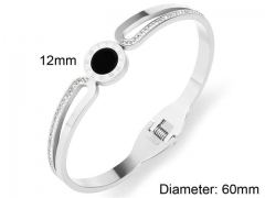 HY Wholesale Bangles Stainless Steel 316L Fashion Bangles-HY0090B0637