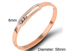 HY Wholesale Bangles Stainless Steel 316L Fashion Bangles-HY0090B0137