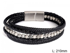 HY Wholesale Jewelry Fashion Bracelets (Leather)-HY0090B0698