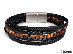 HY Wholesale Jewelry Fashion Bracelets (Leather)-HY0090B0695