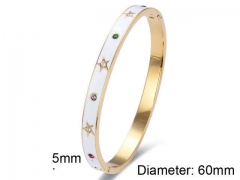 HY Wholesale Bangles Stainless Steel 316L Fashion Bangles-HY0090B0073