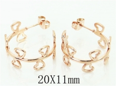 HY Wholesale Earrings 316L Stainless Steel Fashion Jewelry Earrings-HY70E0633LE