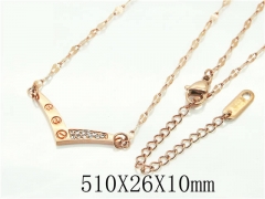 HY Wholesale Necklaces Stainless Steel 316L Jewelry Necklaces-HY19N0379PX