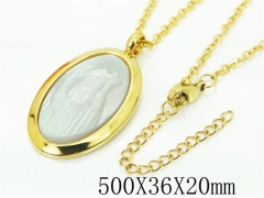 HY Wholesale Necklaces Stainless Steel 316L Jewelry Necklaces-HY52N0157HIV