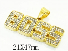 HY Wholesale Pendant 316L Stainless Steel Jewelry Pendant-HY13P1690HLF