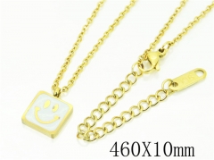 HY Wholesale Necklaces Stainless Steel 316L Jewelry Necklaces-HY80N0514KLD