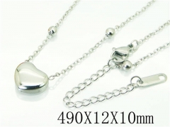 HY Wholesale Necklaces Stainless Steel 316L Jewelry Necklaces-HY19N0371NX