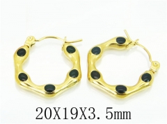 HY Wholesale Earrings 316L Stainless Steel Fashion Jewelry Earrings-HY70E0559MW