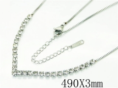 HY Wholesale Necklaces Stainless Steel 316L Jewelry Necklaces-HY19N0368OQ