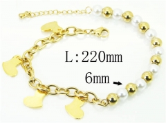 HY Wholesale Bracelets 316L Stainless Steel Jewelry Bracelets-HY59B0903HUU