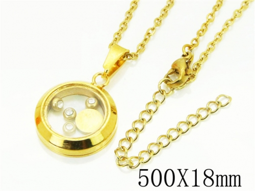 HY Wholesale Necklaces Stainless Steel 316L Jewelry Necklaces-HY56N0038HID