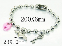 HY Wholesale Bracelets 316L Stainless Steel Jewelry Bracelets-HY21B0418HIY