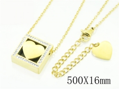 HY Wholesale Necklaces Stainless Steel 316L Jewelry Necklaces-HY80N0510OL