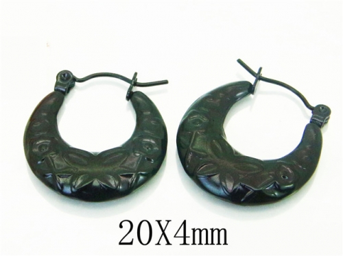 HY Wholesale Earrings 316L Stainless Steel Fashion Jewelry Earrings-HY70E0600LE