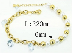 HY Wholesale Bracelets 316L Stainless Steel Jewelry Bracelets-HY59B0888HAA