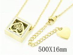 HY Wholesale Necklaces Stainless Steel 316L Jewelry Necklaces-HY80N0513OLS