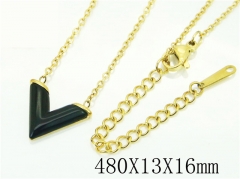 HY Wholesale Necklaces Stainless Steel 316L Jewelry Necklaces-HY80N0508NLC