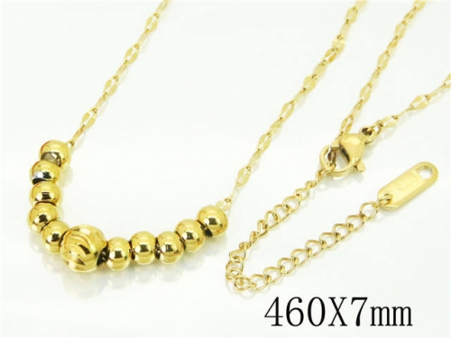 HY Wholesale Necklaces Stainless Steel 316L Jewelry Necklaces-HY19N0375PQ