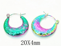 HY Wholesale Earrings 316L Stainless Steel Fashion Jewelry Earrings-HY70E0599LS