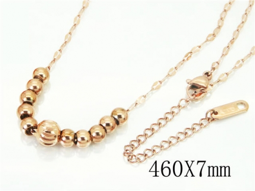 HY Wholesale Necklaces Stainless Steel 316L Jewelry Necklaces-HY19N0376PS