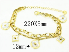 HY Wholesale Bracelets 316L Stainless Steel Jewelry Bracelets-HY80B1302HHS
