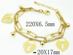 HY Wholesale Bracelets 316L Stainless Steel Jewelry Bracelets-HY59B0935HJQ