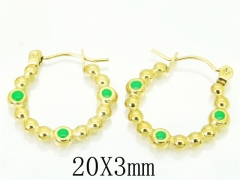 HY Wholesale Earrings 316L Stainless Steel Fashion Jewelry Earrings-HY70E0548MS