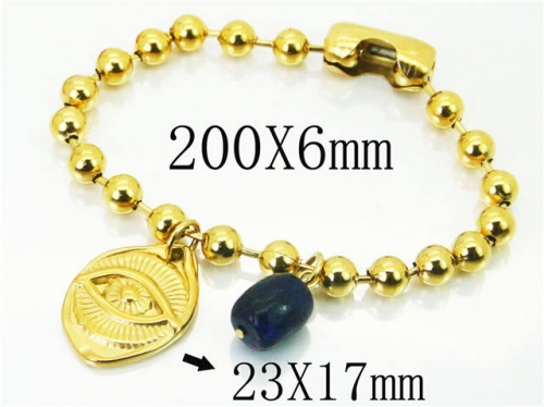 HY Wholesale Bracelets 316L Stainless Steel Jewelry Bracelets-HY21B0423HKQ