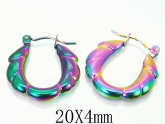 HY Wholesale Earrings 316L Stainless Steel Fashion Jewelry Earrings-HY70E0589LF