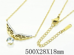HY Wholesale Necklaces Stainless Steel 316L Jewelry Necklaces-HY19N0396OB