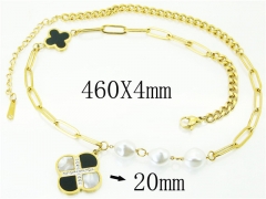 HY Wholesale Necklaces Stainless Steel 316L Jewelry Necklaces-HY80N0527PL