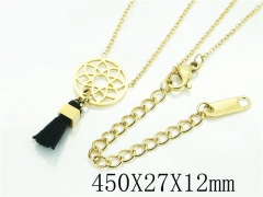HY Wholesale Necklaces Stainless Steel 316L Jewelry Necklaces-HY56N0025HHD