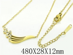 HY Wholesale Necklaces Stainless Steel 316L Jewelry Necklaces-HY19N0402NE