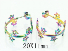 HY Wholesale Earrings 316L Stainless Steel Fashion Jewelry Earrings-HY70E0629LE