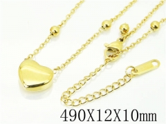 HY Wholesale Necklaces Stainless Steel 316L Jewelry Necklaces-HY19N0372OC