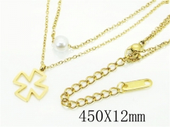 HY Wholesale Necklaces Stainless Steel 316L Jewelry Necklaces-HY56N0044HHX