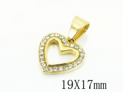 HY Wholesale Pendant 316L Stainless Steel Jewelry Pendant-HY13P1649OR