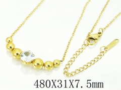 HY Wholesale Necklaces Stainless Steel 316L Jewelry Necklaces-HY19N0384OE