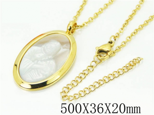 HY Wholesale Necklaces Stainless Steel 316L Jewelry Necklaces-HY52N0159HIX