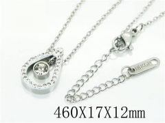 HY Wholesale Necklaces Stainless Steel 316L Jewelry Necklaces-HY19N0404MF
