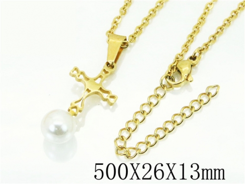 HY Wholesale Necklaces Stainless Steel 316L Jewelry Necklaces-HY56N0029MX