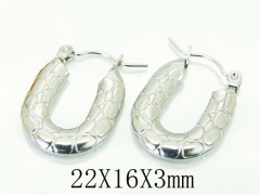 HY Wholesale Earrings 316L Stainless Steel Fashion Jewelry Earrings-HY70E0571KQ