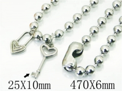HY Wholesale Necklaces Stainless Steel 316L Jewelry Necklaces-HY21N0081HKA