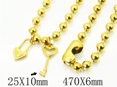 HY Wholesale Necklaces Stainless Steel 316L Jewelry Necklaces-HY21N0090HNQ