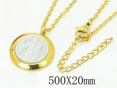 HY Wholesale Necklaces Stainless Steel 316L Jewelry Necklaces-HY52N0154HXX