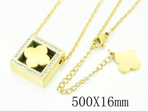 HY Wholesale Necklaces Stainless Steel 316L Jewelry Necklaces-HY80N0511OLS