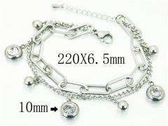HY Wholesale Bracelets 316L Stainless Steel Jewelry Bracelets-HY59B0969HHA