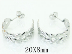 HY Wholesale Earrings 316L Stainless Steel Fashion Jewelry Earrings-HY70E0616KT