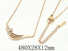 HY Wholesale Necklaces Stainless Steel 316L Jewelry Necklaces-HY19N0403NW
