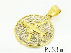 HY Wholesale Pendant 316L Stainless Steel Jewelry Pendant-HY13P1710HIE